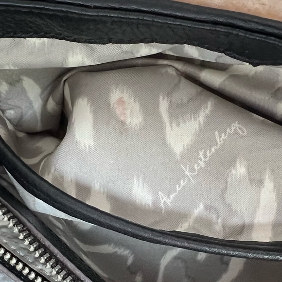 Aimee Kestenberg Last Night Top Handle Shearling Leather Crossbody Bag - Picture 10 of 14